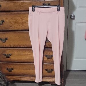Time and Tru Blush Pink Slim Ponte Pants
